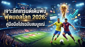 เจาะลึกเทรนด์เดิมพัน ฟุตบอลโลก 2026: คู่มือมือโปรฉบับสมบูรณ์