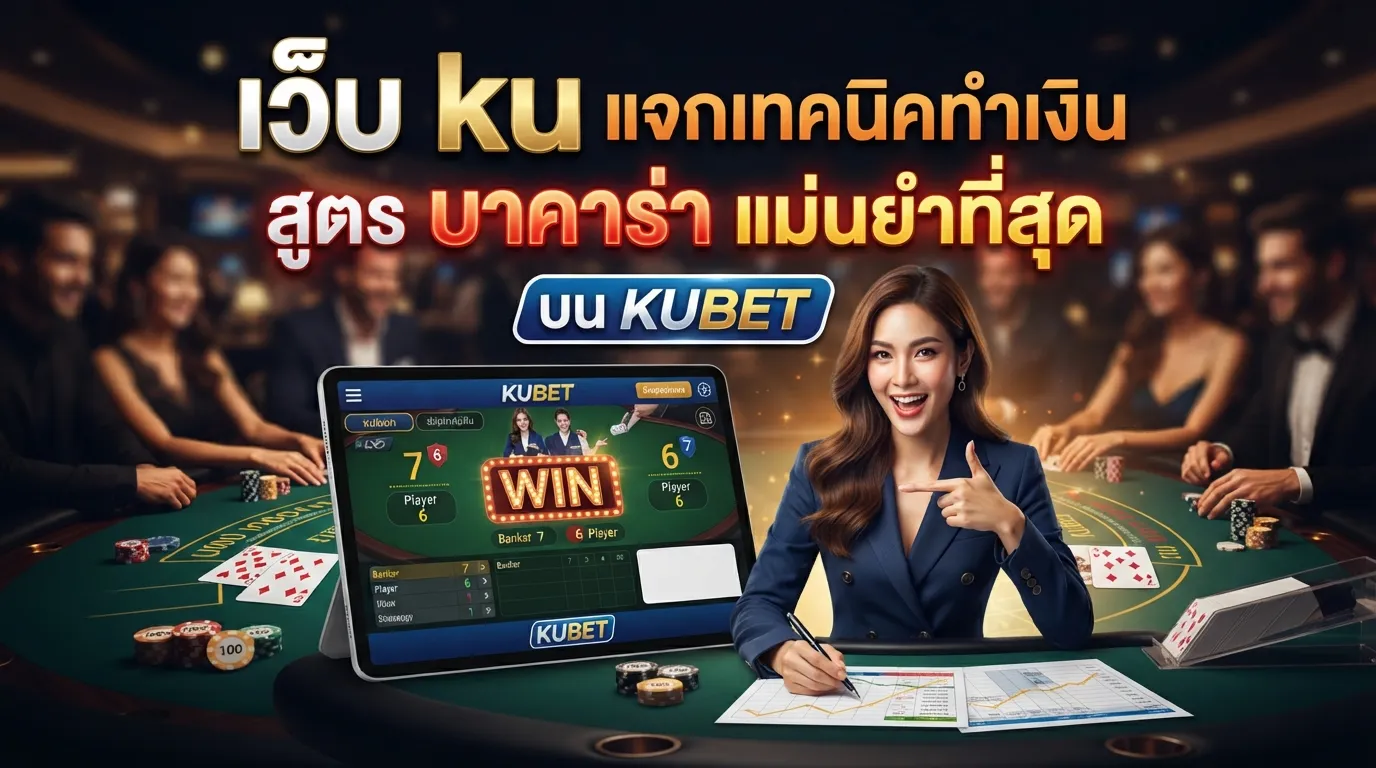 เว็บ ku แจกเทคนิคทำเงิน สูตร บา คา ร่า แม่นยำที่สุดบน KUBET